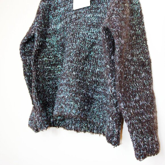 BNWT AW23 WOOYOUNGMI METALLIC THREAD SWEATER 50 - Picture 6 of 10
